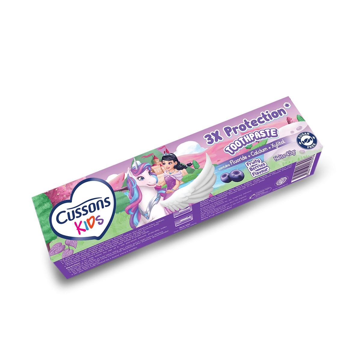 Toothpaste Unicorn Fruity Berries 45gr Cussons Kids Indonesia