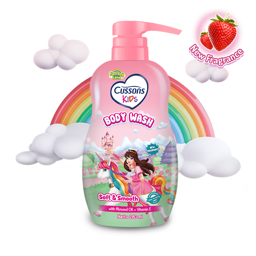 Body Wash Unicorn Soft & Smooth 280ml Cussons Kids Indonesia